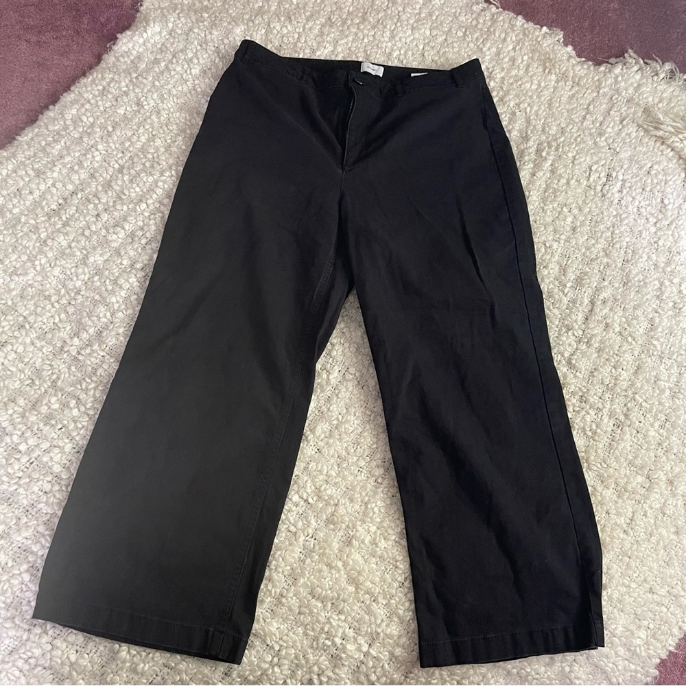 High Waist Wide Leg crop pants 14